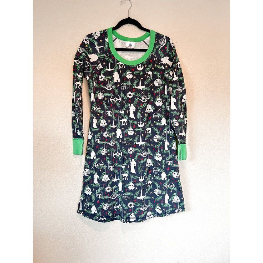 Hanna Andersson Star Wars Holiday Nightgown Size Small
